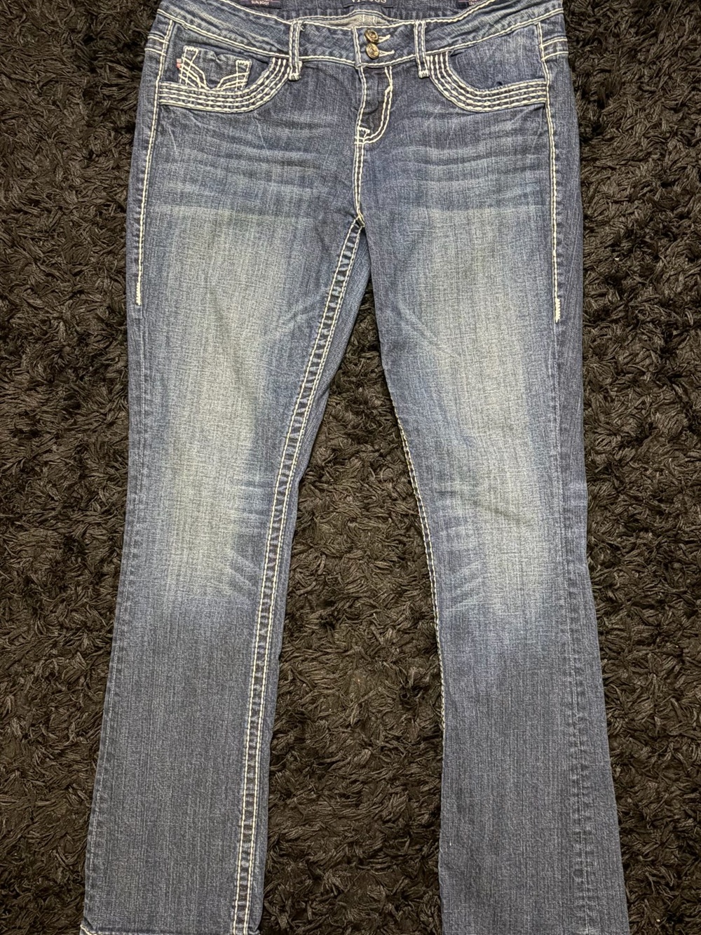 Vigoss Women's Medium Blue Bootcut Jeans